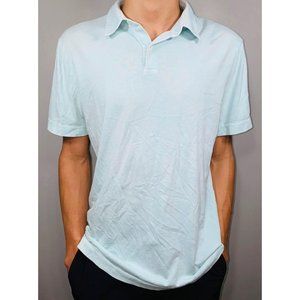 F2 standard James perse knit polo shirt top men’s size 2 mint green medium